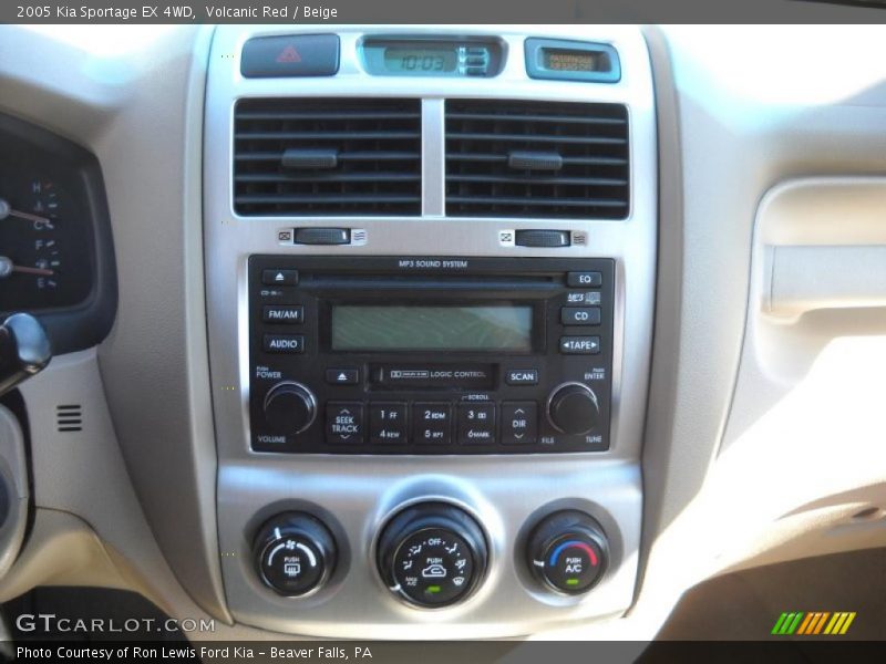 Volcanic Red / Beige 2005 Kia Sportage EX 4WD