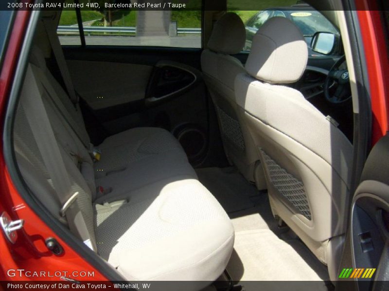 Barcelona Red Pearl / Taupe 2008 Toyota RAV4 Limited 4WD