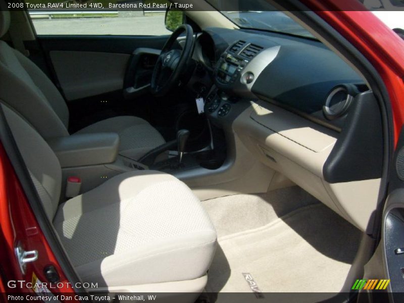 Barcelona Red Pearl / Taupe 2008 Toyota RAV4 Limited 4WD
