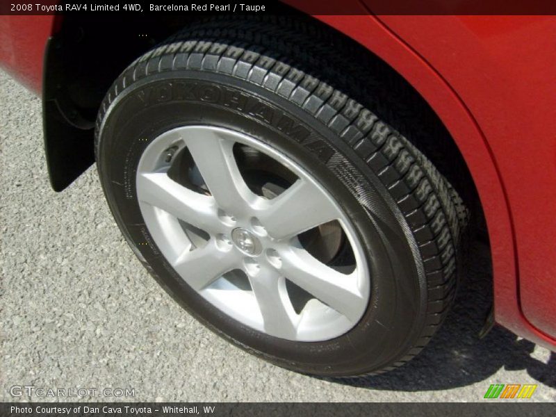 Barcelona Red Pearl / Taupe 2008 Toyota RAV4 Limited 4WD