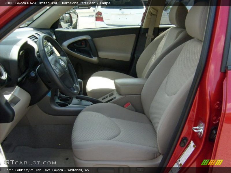 Barcelona Red Pearl / Taupe 2008 Toyota RAV4 Limited 4WD