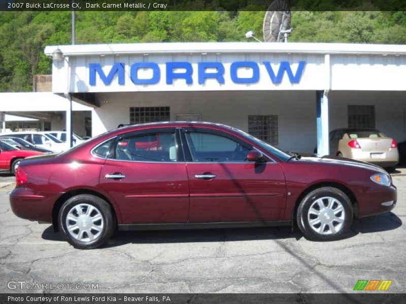 Dark Garnet Metallic / Gray 2007 Buick LaCrosse CX