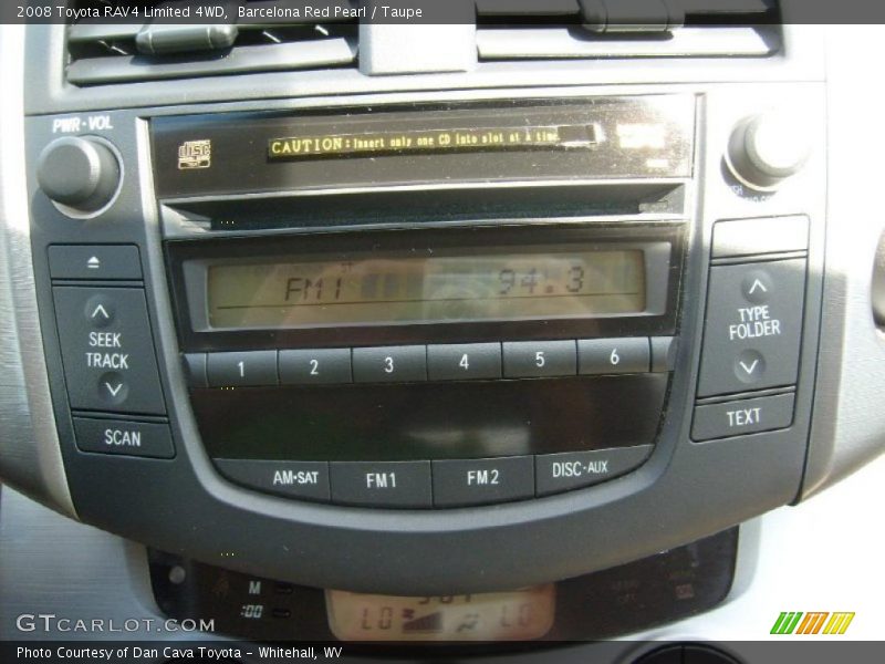 Barcelona Red Pearl / Taupe 2008 Toyota RAV4 Limited 4WD
