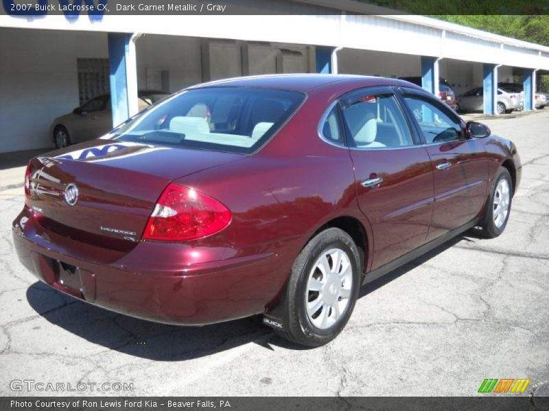 Dark Garnet Metallic / Gray 2007 Buick LaCrosse CX