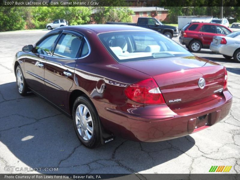 Dark Garnet Metallic / Gray 2007 Buick LaCrosse CX