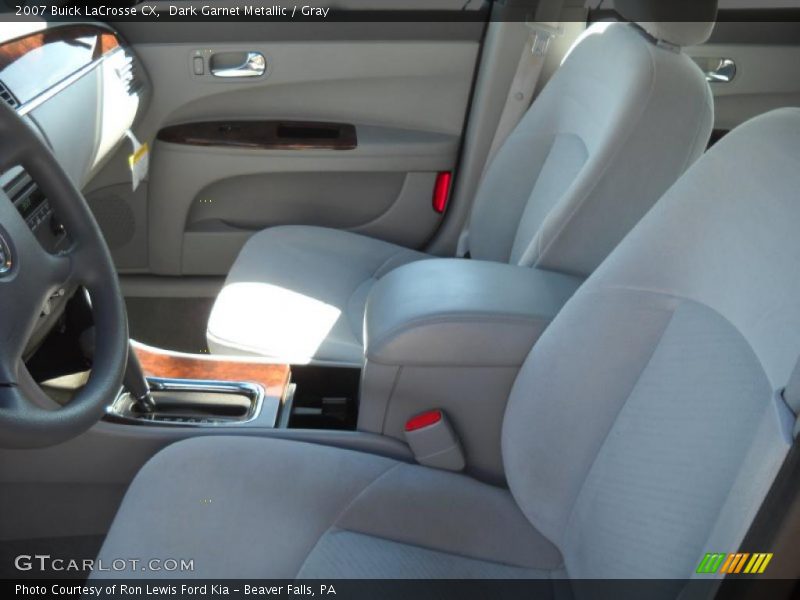Dark Garnet Metallic / Gray 2007 Buick LaCrosse CX