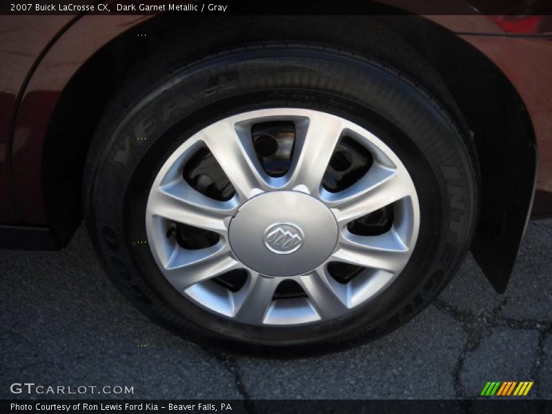 Dark Garnet Metallic / Gray 2007 Buick LaCrosse CX