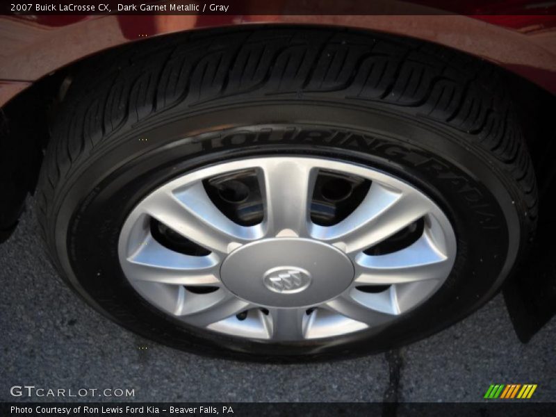 Dark Garnet Metallic / Gray 2007 Buick LaCrosse CX