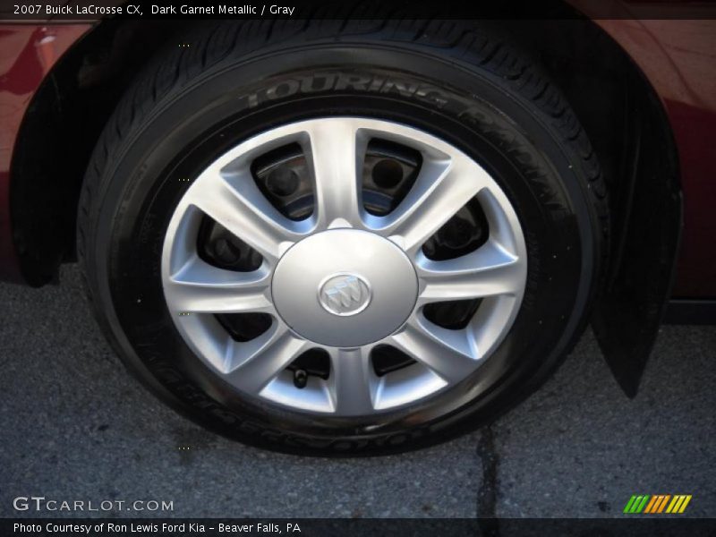 Dark Garnet Metallic / Gray 2007 Buick LaCrosse CX