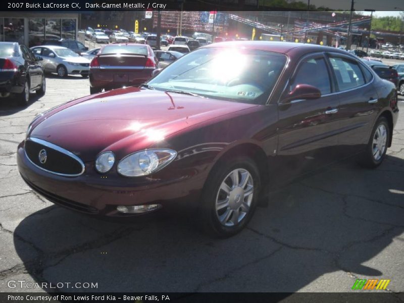 Dark Garnet Metallic / Gray 2007 Buick LaCrosse CX