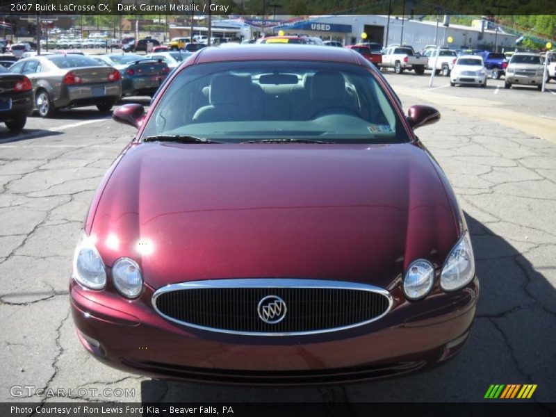 Dark Garnet Metallic / Gray 2007 Buick LaCrosse CX