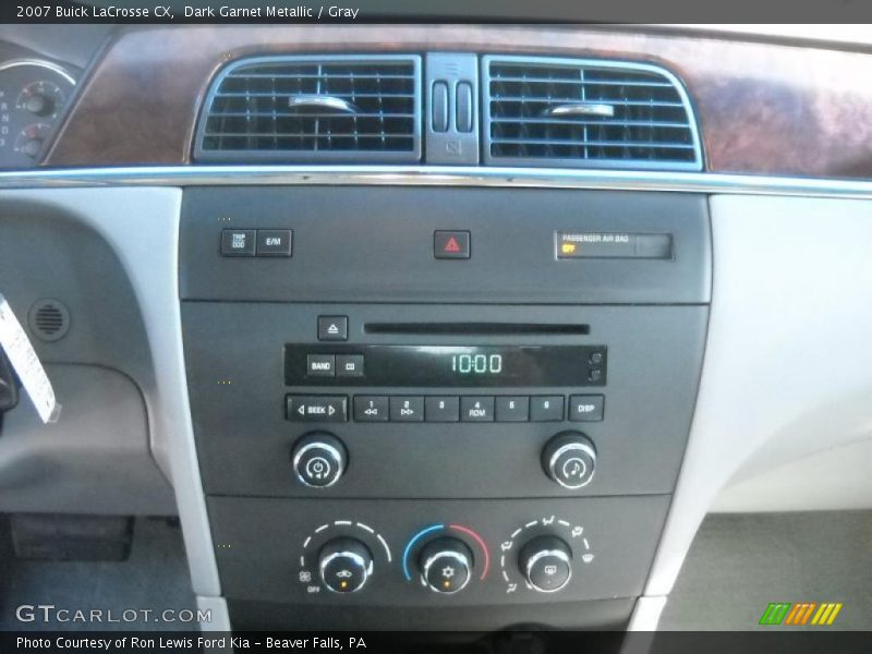 Dark Garnet Metallic / Gray 2007 Buick LaCrosse CX