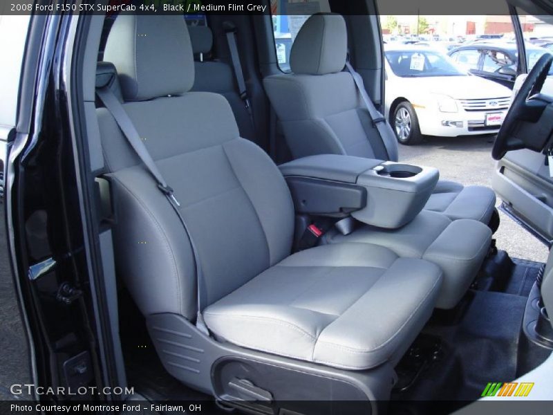 Black / Medium Flint Grey 2008 Ford F150 STX SuperCab 4x4