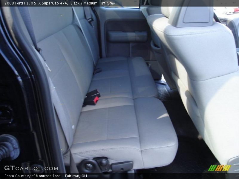 Black / Medium Flint Grey 2008 Ford F150 STX SuperCab 4x4