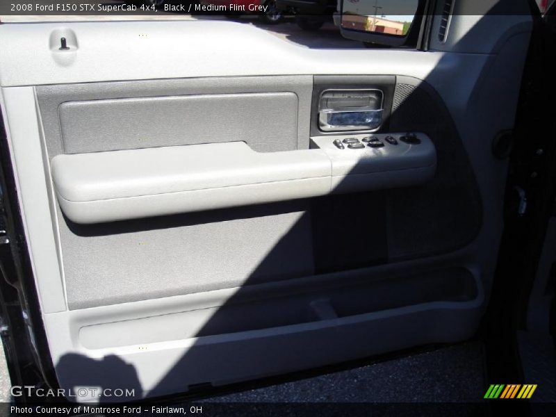 Black / Medium Flint Grey 2008 Ford F150 STX SuperCab 4x4