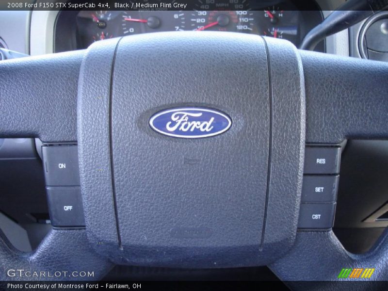 Black / Medium Flint Grey 2008 Ford F150 STX SuperCab 4x4