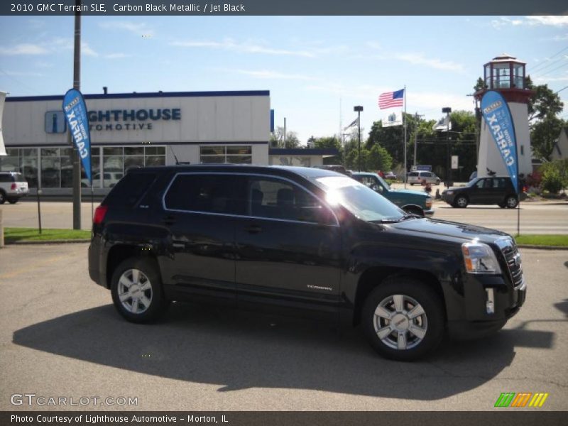 Carbon Black Metallic / Jet Black 2010 GMC Terrain SLE