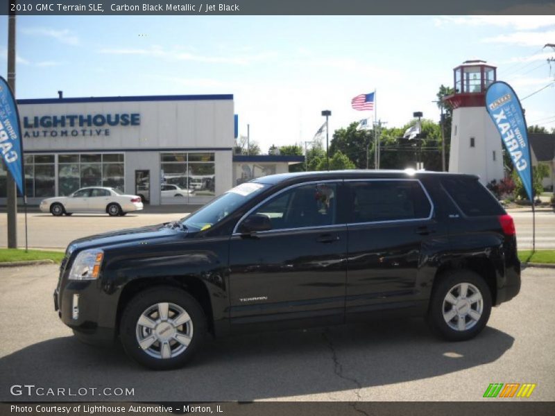 Carbon Black Metallic / Jet Black 2010 GMC Terrain SLE