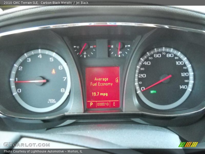 Carbon Black Metallic / Jet Black 2010 GMC Terrain SLE