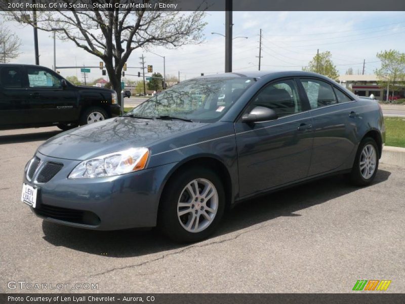 Stealth Gray Metallic / Ebony 2006 Pontiac G6 V6 Sedan
