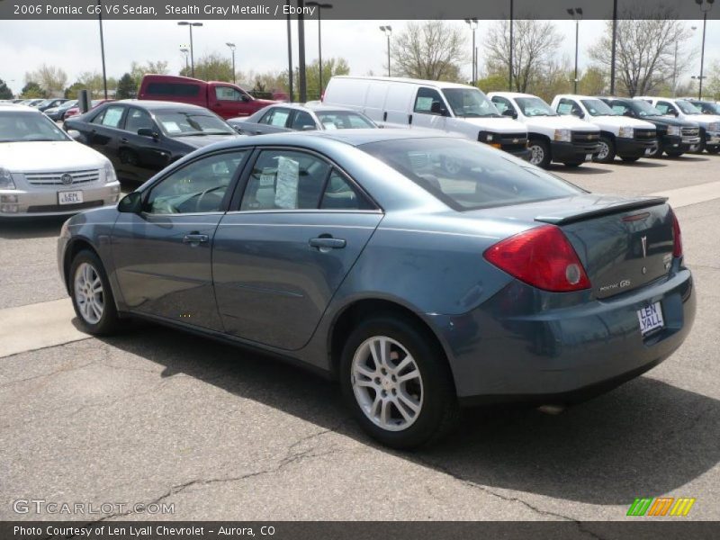 Stealth Gray Metallic / Ebony 2006 Pontiac G6 V6 Sedan