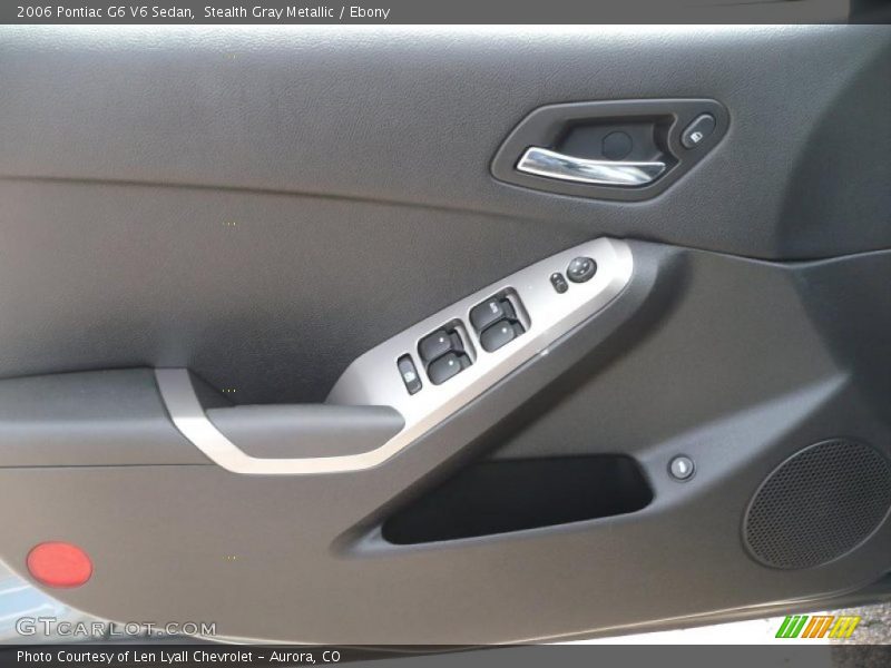 Stealth Gray Metallic / Ebony 2006 Pontiac G6 V6 Sedan
