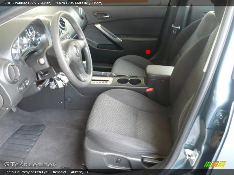Stealth Gray Metallic / Ebony 2006 Pontiac G6 V6 Sedan