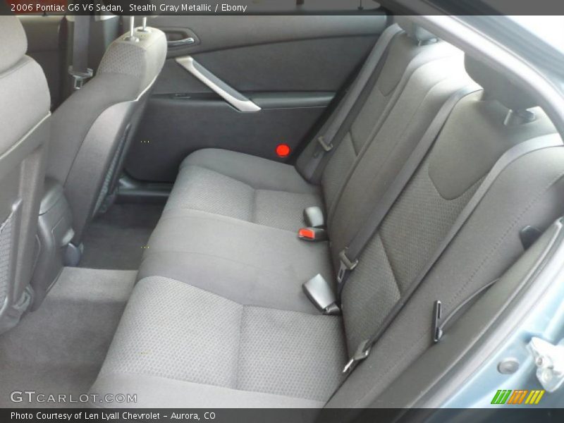 Stealth Gray Metallic / Ebony 2006 Pontiac G6 V6 Sedan