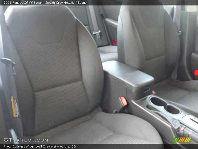 Stealth Gray Metallic / Ebony 2006 Pontiac G6 V6 Sedan