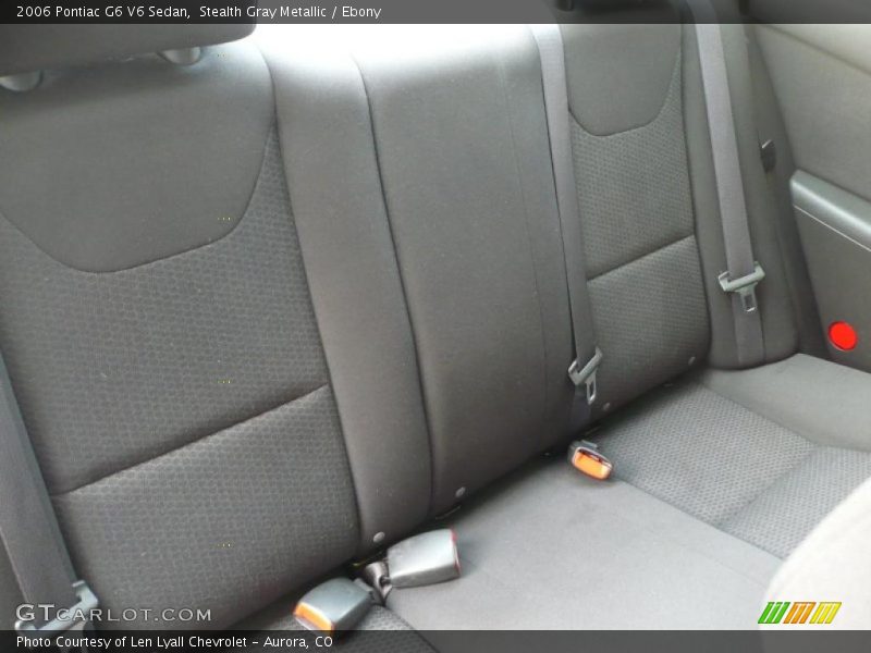 Stealth Gray Metallic / Ebony 2006 Pontiac G6 V6 Sedan