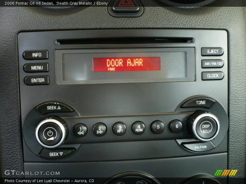 Stealth Gray Metallic / Ebony 2006 Pontiac G6 V6 Sedan