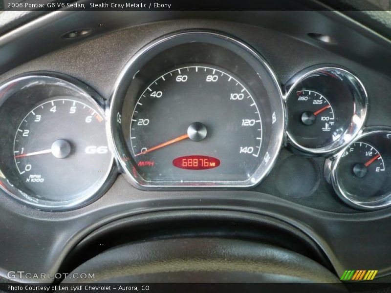Stealth Gray Metallic / Ebony 2006 Pontiac G6 V6 Sedan