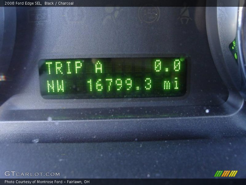 Black / Charcoal 2008 Ford Edge SEL