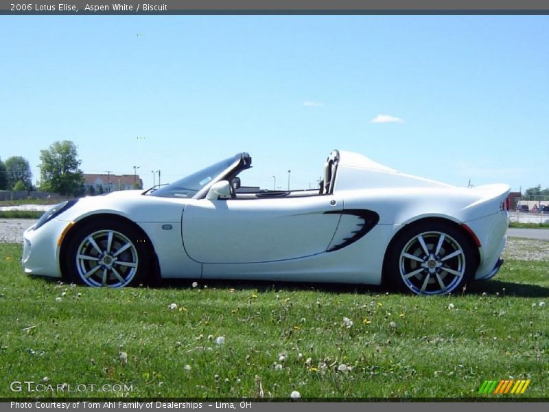 Aspen White / Biscuit 2006 Lotus Elise