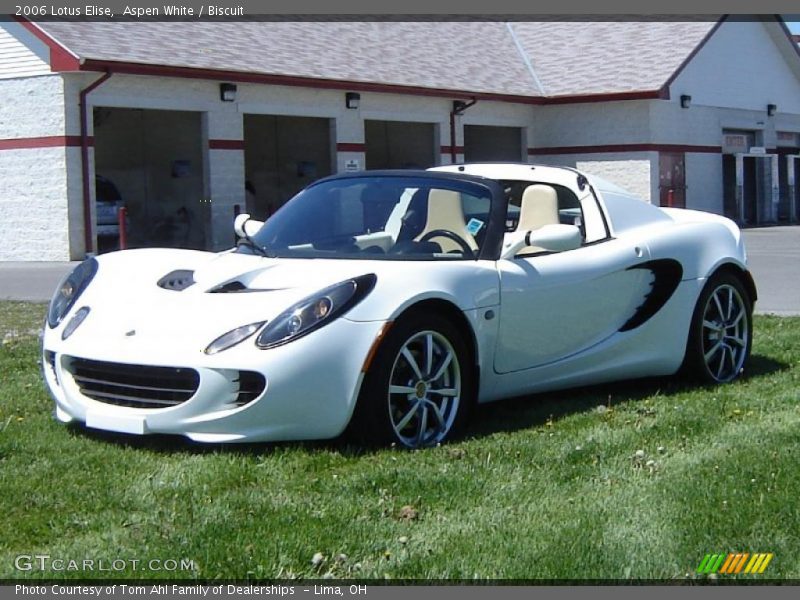 Aspen White / Biscuit 2006 Lotus Elise