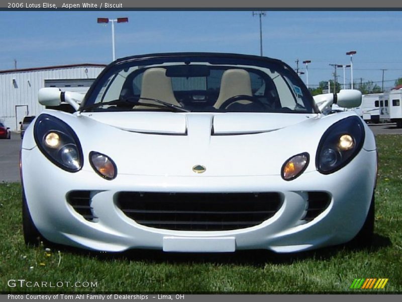 Aspen White / Biscuit 2006 Lotus Elise