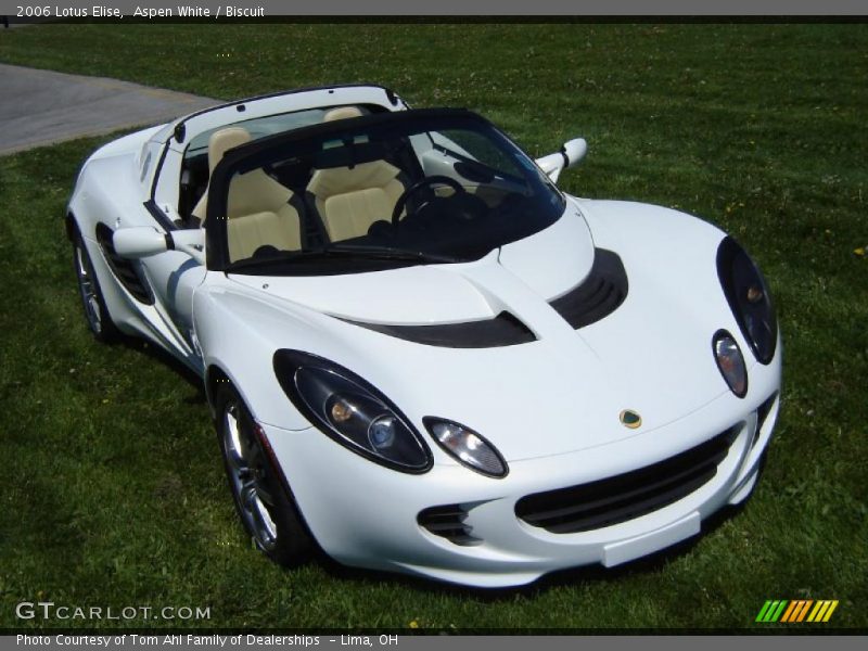 Aspen White / Biscuit 2006 Lotus Elise