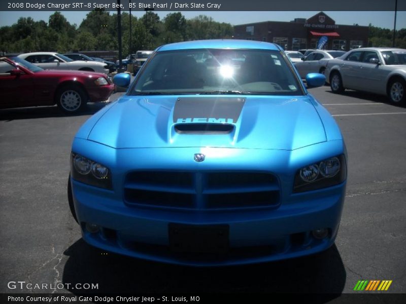 B5 Blue Pearl / Dark Slate Gray 2008 Dodge Charger SRT-8 Super Bee