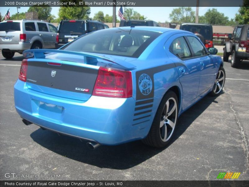 B5 Blue Pearl / Dark Slate Gray 2008 Dodge Charger SRT-8 Super Bee