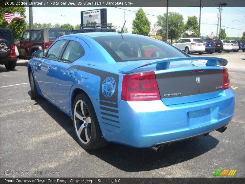 B5 Blue Pearl / Dark Slate Gray 2008 Dodge Charger SRT-8 Super Bee