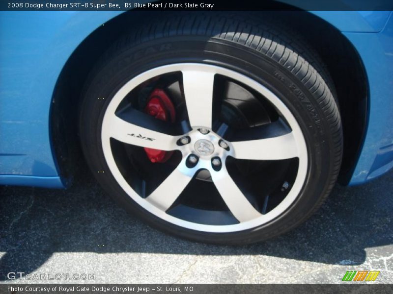 B5 Blue Pearl / Dark Slate Gray 2008 Dodge Charger SRT-8 Super Bee