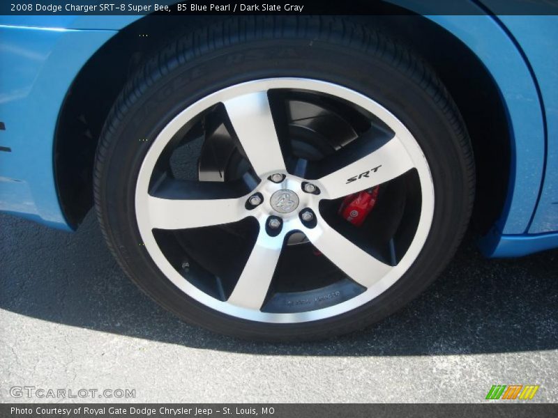 B5 Blue Pearl / Dark Slate Gray 2008 Dodge Charger SRT-8 Super Bee