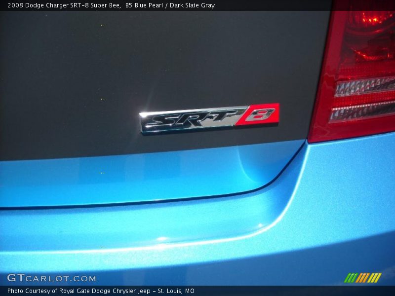 B5 Blue Pearl / Dark Slate Gray 2008 Dodge Charger SRT-8 Super Bee