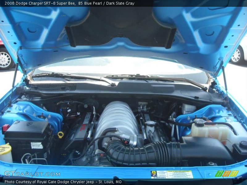 B5 Blue Pearl / Dark Slate Gray 2008 Dodge Charger SRT-8 Super Bee