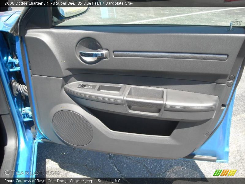 B5 Blue Pearl / Dark Slate Gray 2008 Dodge Charger SRT-8 Super Bee