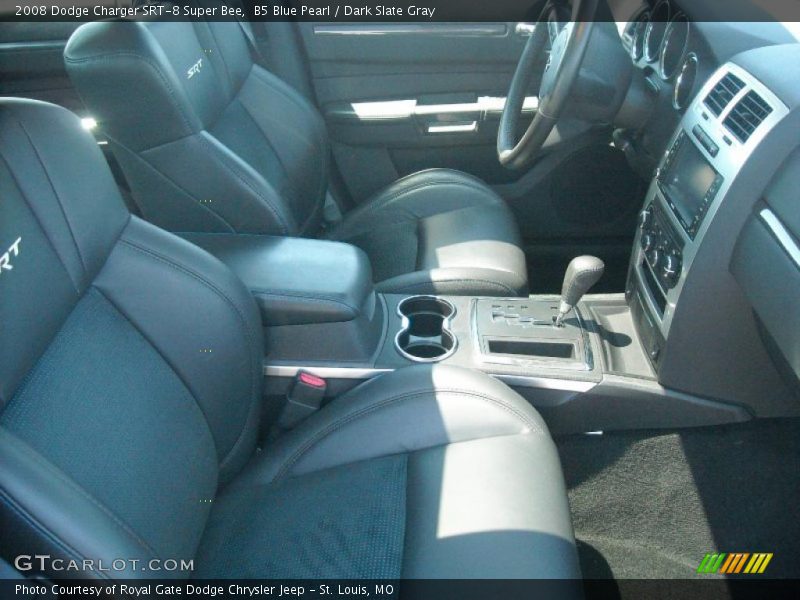 B5 Blue Pearl / Dark Slate Gray 2008 Dodge Charger SRT-8 Super Bee
