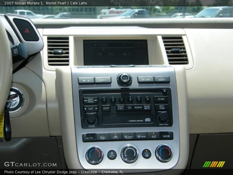 Merlot Pearl / Cafe Latte 2007 Nissan Murano S