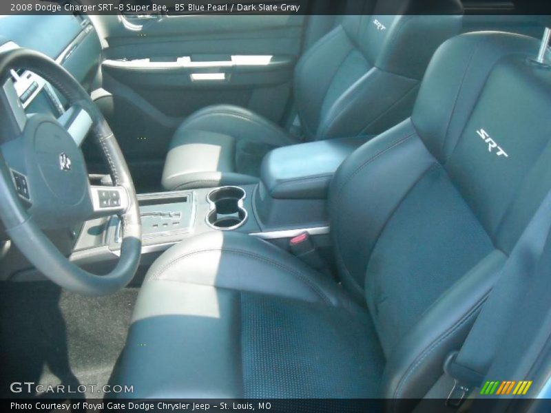 B5 Blue Pearl / Dark Slate Gray 2008 Dodge Charger SRT-8 Super Bee