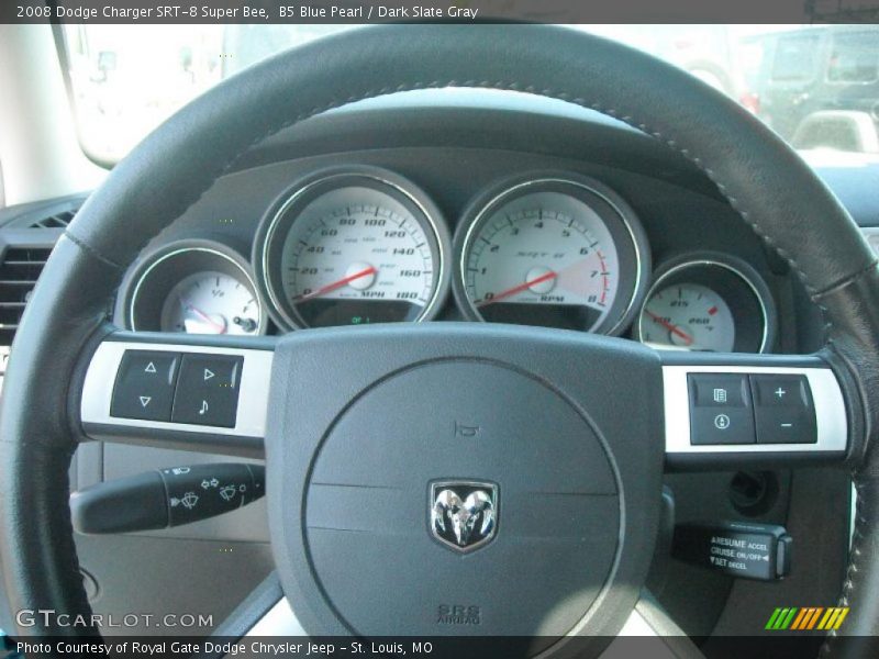 B5 Blue Pearl / Dark Slate Gray 2008 Dodge Charger SRT-8 Super Bee