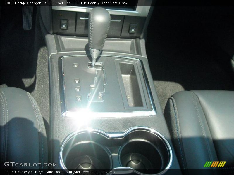 B5 Blue Pearl / Dark Slate Gray 2008 Dodge Charger SRT-8 Super Bee